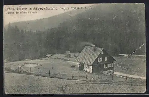 AK Forbach, Naturfreundehaus im Schwarzenbachtal