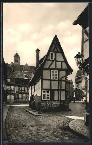 AK Quedlinburg, Finkenherd, Strassenpartie