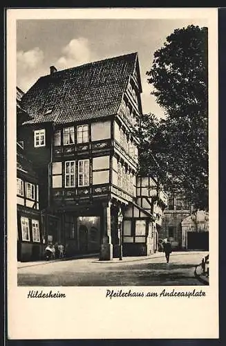 AK Hildesheim, Pfeilerhaus am Andreasplatz