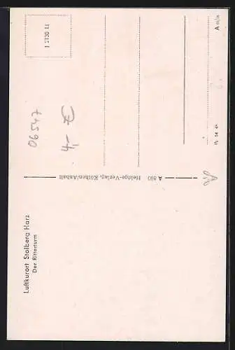 AK Stolberg /Harz, Der Ritterturm