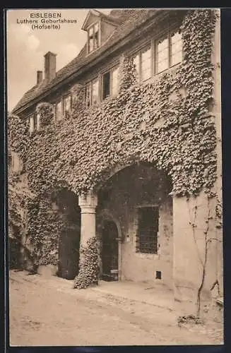 AK Eisleben, Luthers Geburtshaus, Hofseite