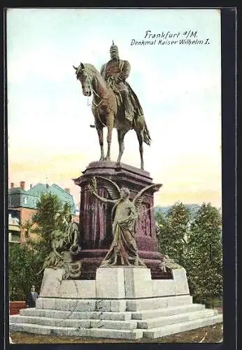 AK Frankfurt a. M., Denkmal Kaiser Wilhelm I.