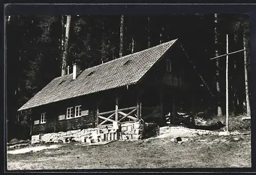 AK Schwarzenbach /Schwarzwald, St. Bernhardus-Hüttel