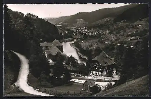 AK Forbach /Murgtal, Erholungsheim Haus Holdereck der Arbeiterwohlfahrt Bezirk Nordbaden e. V.