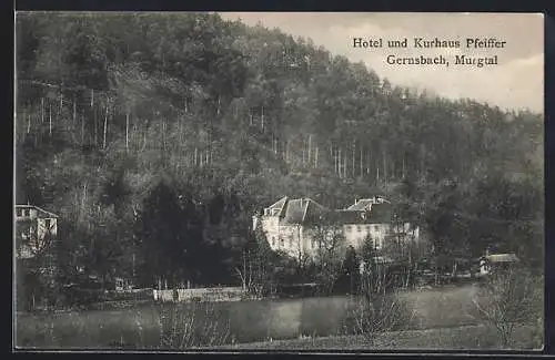 AK Gernsbach /Murgtal, Hotel und Kurhaus Pfeiffer