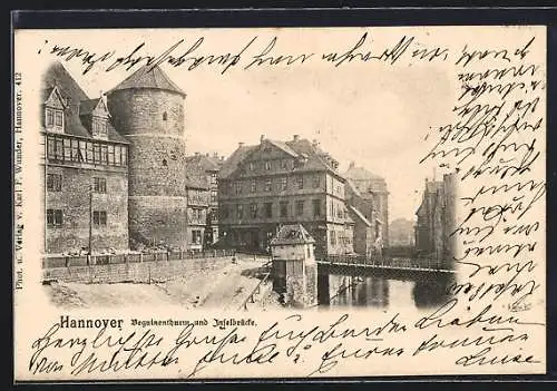 AK Hannover, Beguinenturm und Inselbrücke