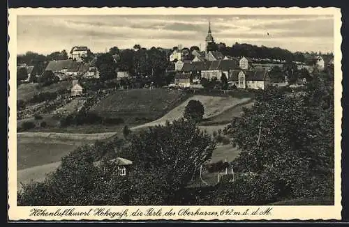 AK Hohegeiss /Harz, Ortsansicht aus der Vogelschau