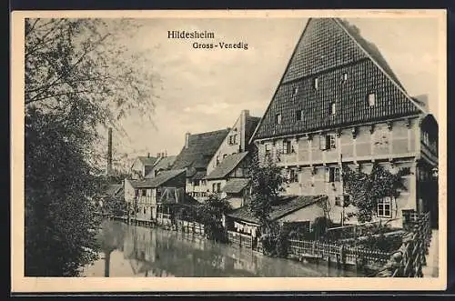 AK Hildesheim, Gross-Venedig, Ortspartie