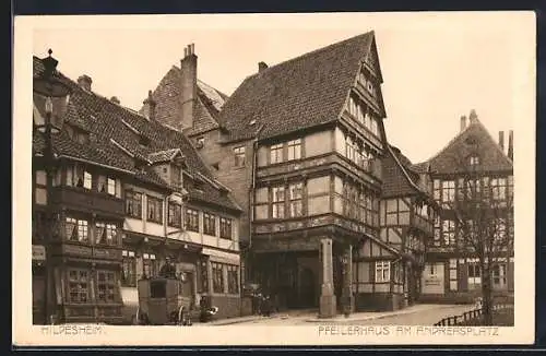 AK Hildesheim, Pfeilerhaus am Andreasplatz