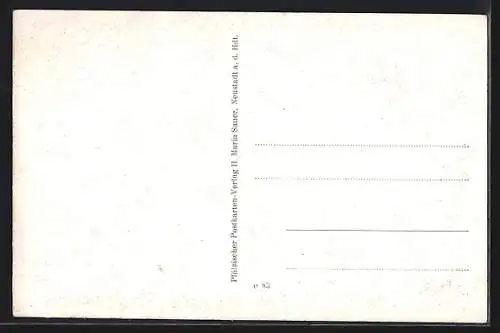 AK Bad Dürkheim /Pfalz, Ansicht vom Wald aus