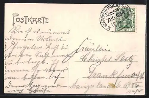 AK Uerdingen a. Rh., Partie aus dem Stadtpark