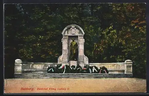 AK Bamberg, Denkmal König Ludwig II