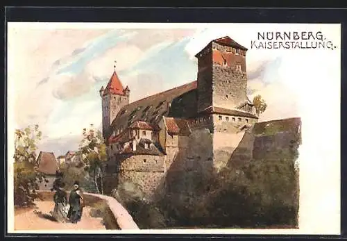 Künstler-AK Nürnberg, Kaiserstallung