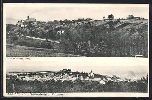 AK Neuenhain i. Taunus, Neuenhainer Berg, Ortsansicht