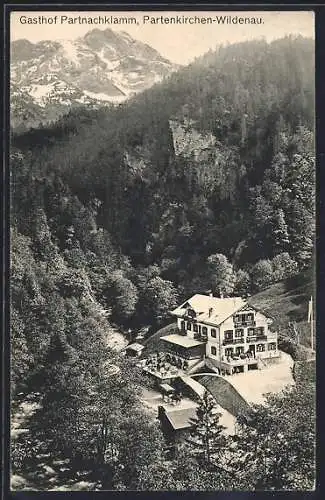 AK Partenkirchen-Wildenau, Gasthof Partnachklamm