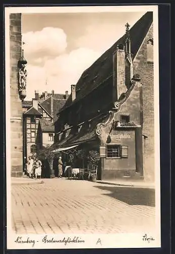 AK Nürnberg, Gasthaus Bratwurstglöcklein