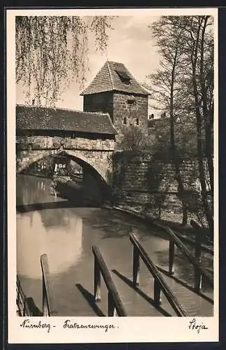 AK Nürnberg, Flusspartie mit Tratzenzwinger