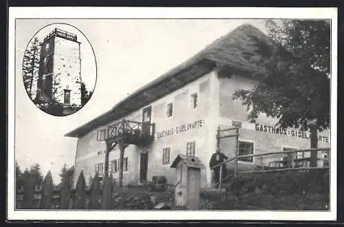 AK Lichtenberg, Gasthaus zur Giselawarte am Lichtenberge