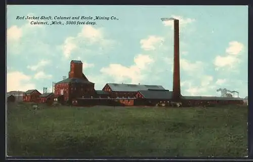 AK Calumet, MI, Red Jacket Shaft, Calumet and Hecla Mining Co.