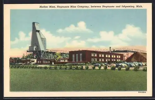 AK Negaunee, MI, Mather Mine, Negaunee Mine Company, Kohleförderanlage