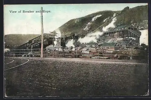 AK Scranton, PA, G. V. Millar & Co., View of Breaker and Slope