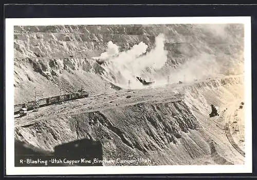 AK Bingham-Canyon, UT, Utah Copper Mine, R-Blasting