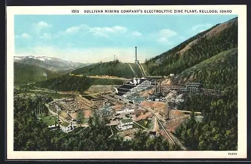 AK Kellogg, ID, Sullivan Mining Company`s Electrolytic Zinc Plant