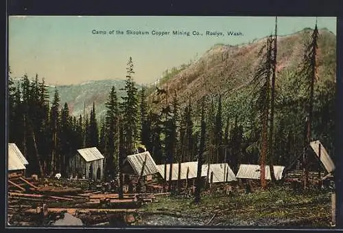 AK Roslyn, WA, Camp of the Skookum Copper Mining Co.