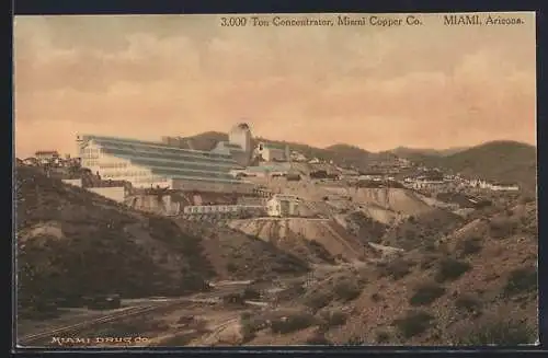 AK Miami, AZ, Miami Copper Co., Ton Concentrator