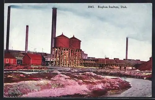 AK Bingham, UT, View of the smelters