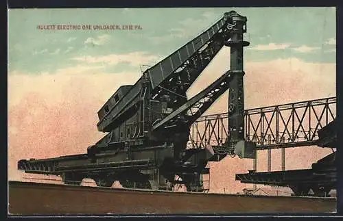 AK Erie, PA, Hulett Electric ore unloader