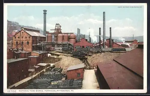 AK Pittsburgh, PA, National tube works, furnaces