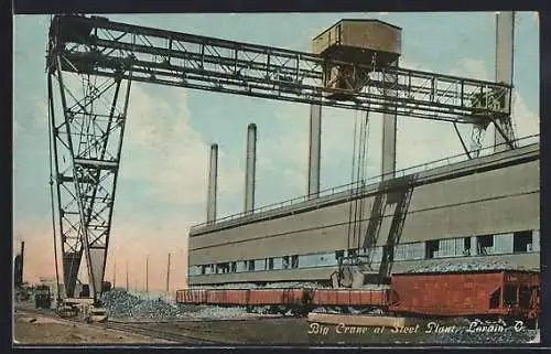 AK Lorain, OH, Big Crane at Steel Plant