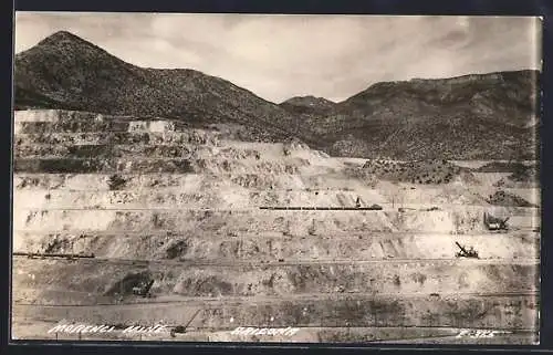 AK Morenci, AZ, View of the open mine