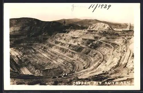 AK Ruth, NV, Copper pit