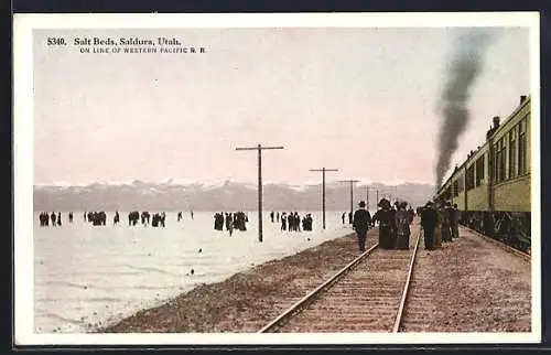 AK Saldura, UT, Salt Beds, on line of Western Pacific Railroad