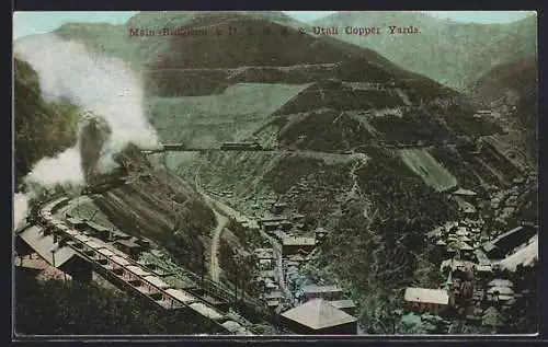 AK Bingham, UT, Main Bingham & D. & R. G. & Utah Copper Yards