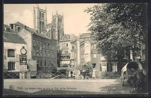 AK Huy, Le Hoyoux dans la ville et Tour de la Collegiate