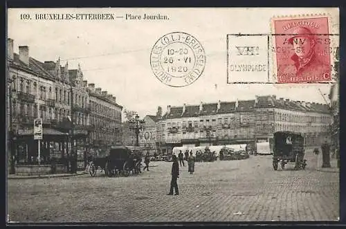 AK Bruxelles-Etterbeek, Place Jourdan