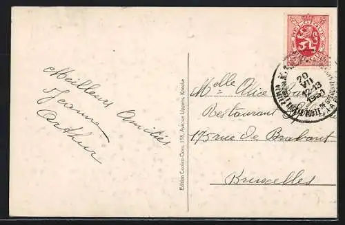 AK Knocke, L`Avenue Lippens et l`Hotel des Familles