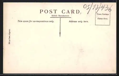 AK Termonde, Ruins 1914-15, Grand Place and a part of the Police Station