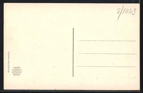 AK Charleroi, Maison Raphael, Rue de la Montagne, Ruines