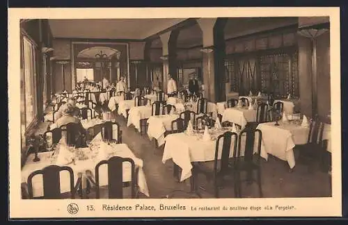 AK Bruxelles, Résidence Palace, Le restaurant du onzième étage La Pergola