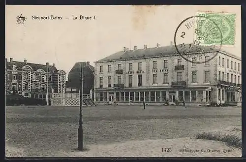 AK Nieuport-Bains, La Digue