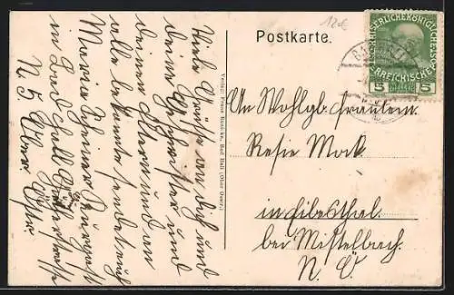 AK Bad Hall /Ober Oestr., Hotel Marienhof Villa Dr. Haidenthaller, Hotel Villa Rabl, Sanatorium