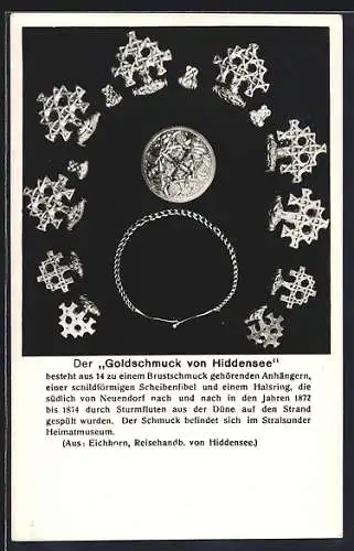 AK Hiddensee, Goldschmuck von Hiddensee, Infotext