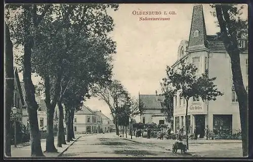 AK Oldenburg i. Gr., Nadorsterstrasse mit Geschäft Gebr. Oetken