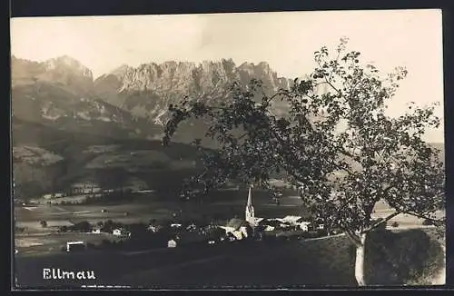 AK Ellmau, Gesamtansicht von einen Berg aus