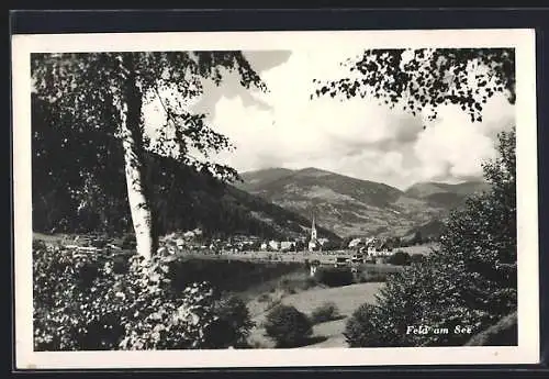 AK Feld am See, Ortsansicht aus der Ferne