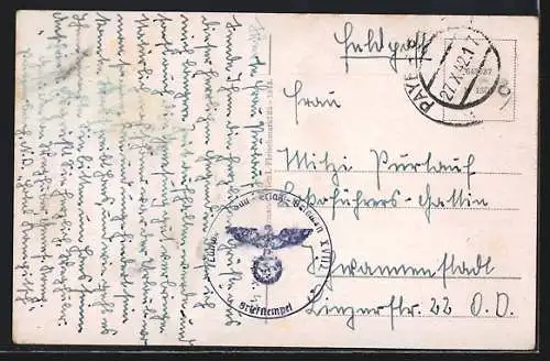 AK Reichenau /N. Do., Ortsansicht mit Rax